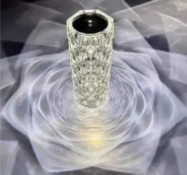 Crystal Rose Lamp