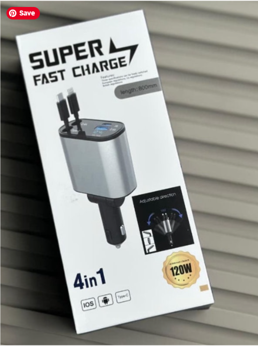 Smart car charger (120 W)