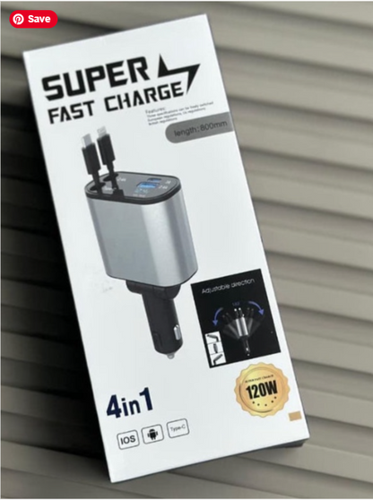 Smart car charger (120 W)