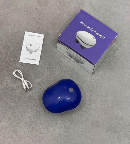 Portable scalp massager